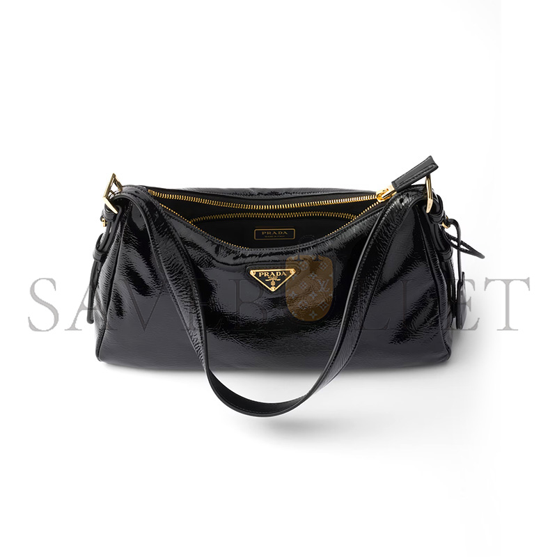 PRADA AIMÉE MEDIUM NAPLAK LEATHER SHOULDER BAG 1BC229 (31*18*10cm)